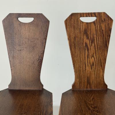 Pair of side chairs probably produced in the United States mid 20th century