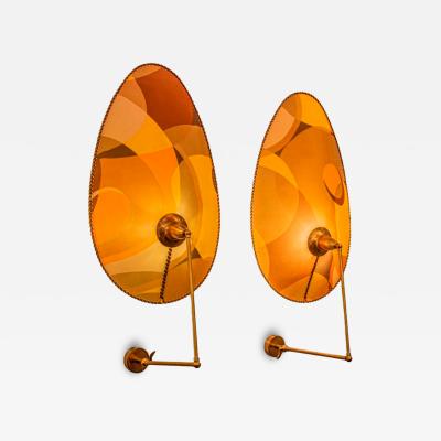 Pair of spider UNO wall light by Diego Mardegan