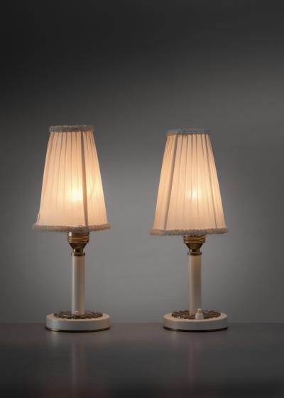 Pair of table lamps