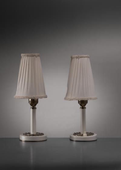 Pair of table lamps