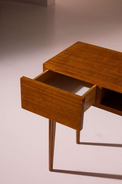 Pair of teak bedside tables Italy 1950s