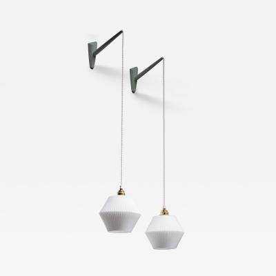 Pair of wall lamps