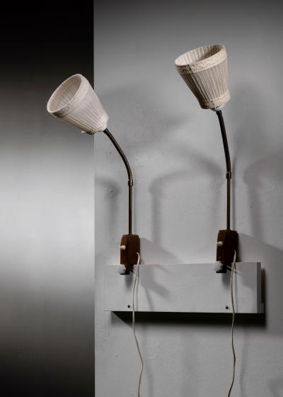 Pair of wall lamps