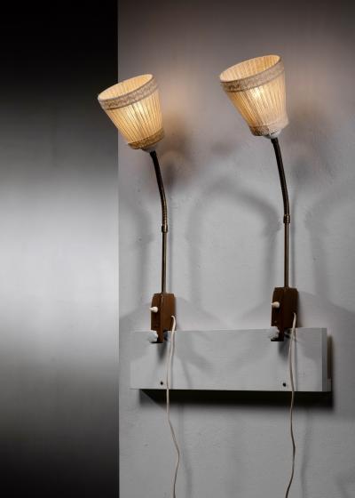 Pair of wall lamps
