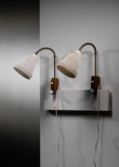 Pair of wall lamps