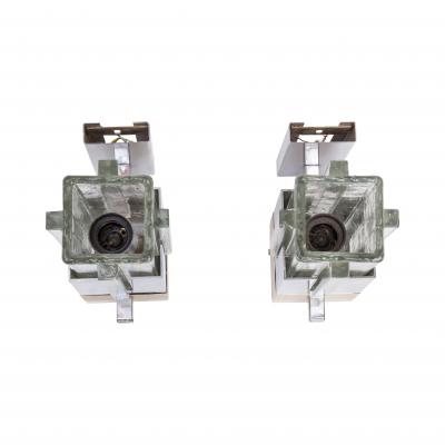 Pair of wall lights by Gaetano Sciolari