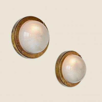 Pair of wall or ceiling lights 1950s