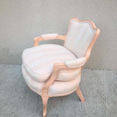 Pair petite Fauteuil Louis XV Chairs