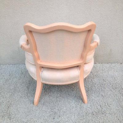 Pair petite Fauteuil Louis XV Chairs