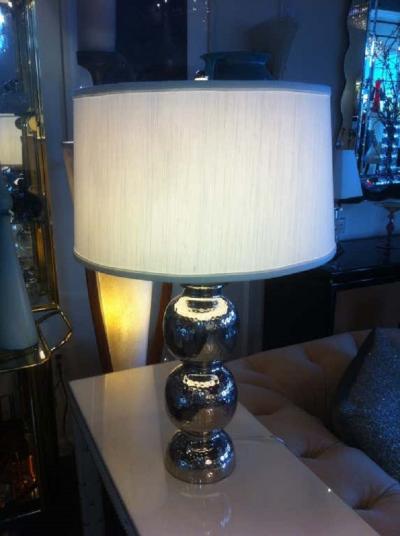 Pairs hammered Lamps