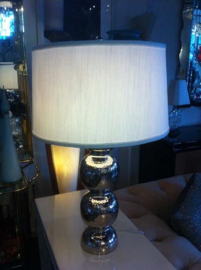 Pairs hammered Lamps
