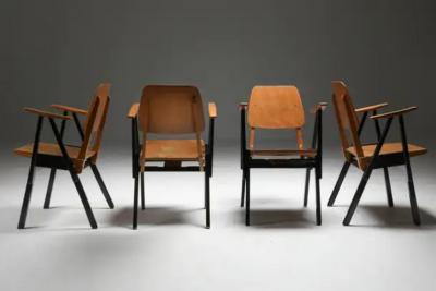 Palais De Tokyo Armchairs by Ermeloo Zwager Set of Six
