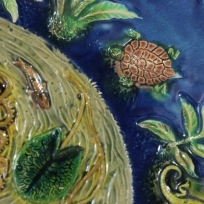 Palissy Majolica Octopus Plate