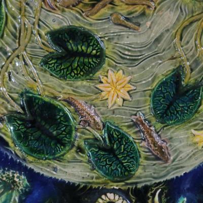 Palissy Majolica Octopus Plate