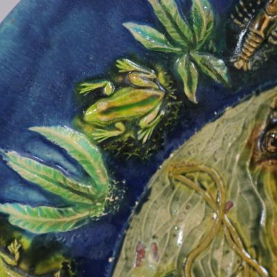 Palissy Majolica Octopus Plate