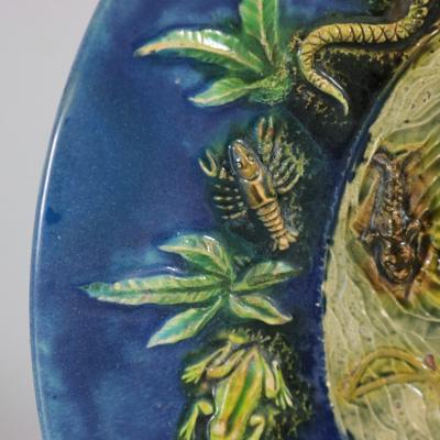 Palissy Majolica Octopus Plate