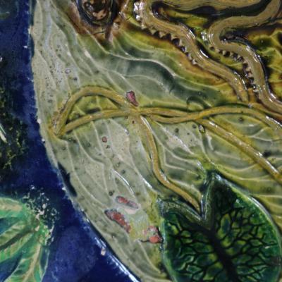 Palissy Majolica Octopus Plate