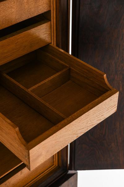 Palle Suenson Cabinet or Wardrobe in Brass and Rosewood by Palle Suenson 1930s