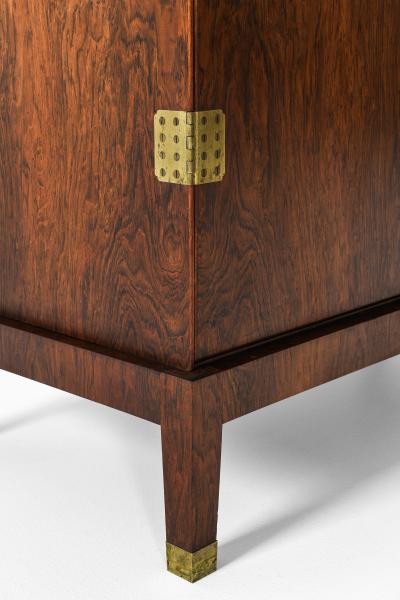 Palle Suenson Cabinet or Wardrobe in Brass and Rosewood by Palle Suenson 1930s