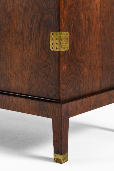 Palle Suenson Cabinet or Wardrobe in Brass and Rosewood by Palle Suenson 1930s