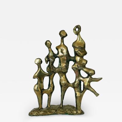 Pamela Stump Pamela Stump Walsh Abstract Figural Bronze Sculpture