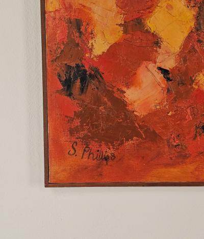 Pamplona Signed and Dated S Phillips 1965