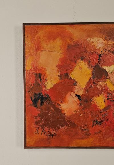 Pamplona Signed and Dated S Phillips 1965