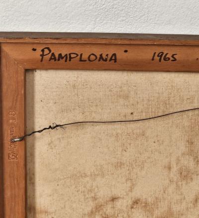 Pamplona Signed and Dated S Phillips 1965