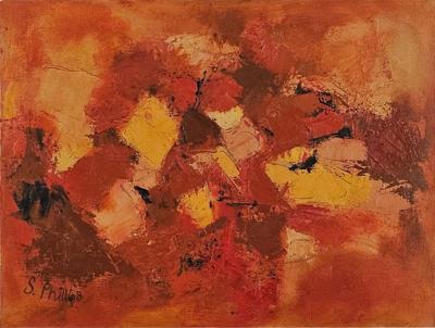Pamplona Signed and Dated S Phillips 1965
