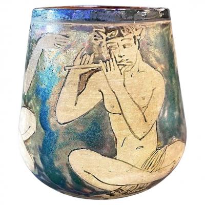 Pan and Nymphs Vase 