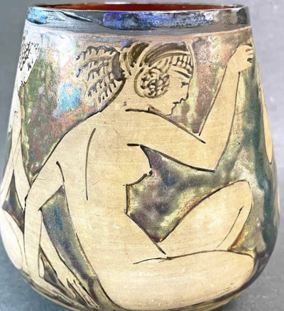Pan and Nymphs Vase 