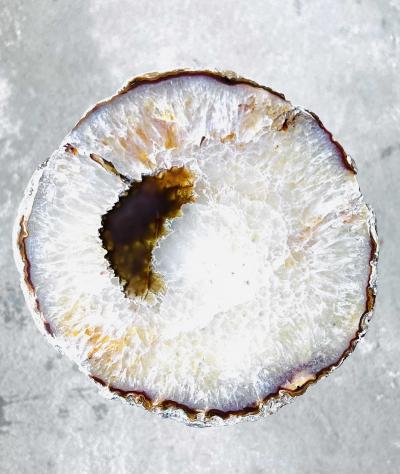 Pangea Topaz Eye Side Table