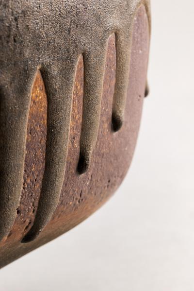 Panos Tsolakos Panos Tsolakos sculptural ceramic vase Italy 1968