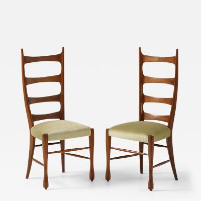 Paolo Buffa 1950s Paolo Buffa High Back Side Chairs