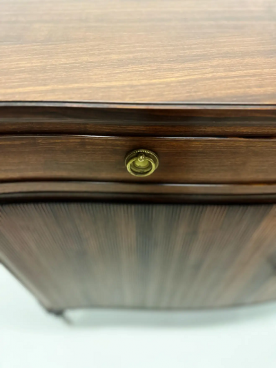 Paolo Buffa 2 Italian Mid Century Modern Neoclassical Walnut Sideboards by Paolo Buffa