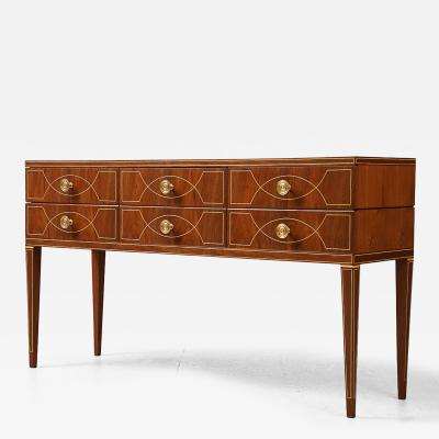Paolo Buffa 6 Drawer Console Sideboard by Paolo Buffa