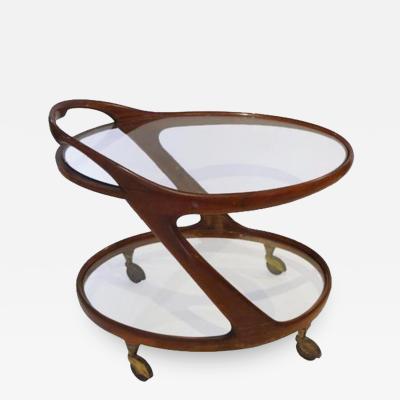 Paolo Buffa A Mid Century Bar Cart by Paolo Buffa