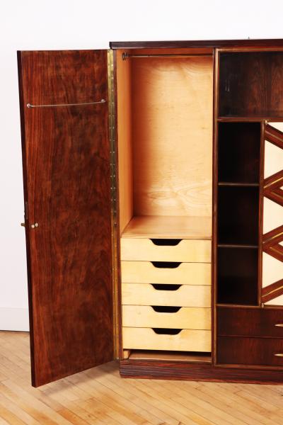 Paolo Buffa An Italian rosewood and parchment cabinet by Paolo Buffa circa 1940