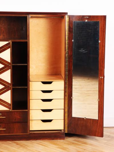 Paolo Buffa An Italian rosewood and parchment cabinet by Paolo Buffa circa 1940
