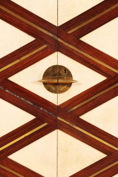 Paolo Buffa An Italian rosewood and parchment cabinet by Paolo Buffa circa 1940
