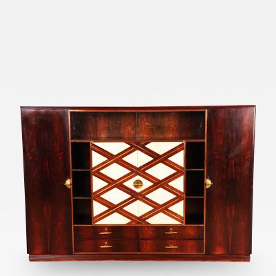 Paolo Buffa An Italian rosewood and parchment cabinet by Paolo Buffa circa 1940