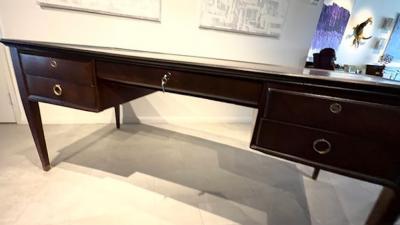Paolo Buffa Fine Italian Mahogany Desk Paolo Buffa
