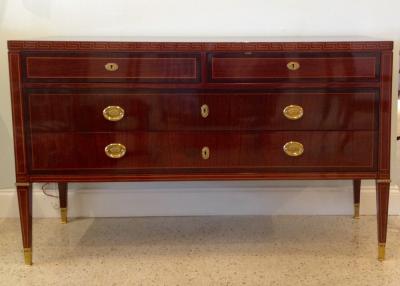 Paolo Buffa Fine and Rare Italian Modern Marquetry Commode by Paolo Buffa