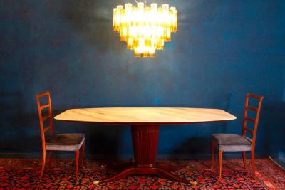 Paolo Buffa Italian Mid Century Dining Table Attr to Paolo Buffa 1950s