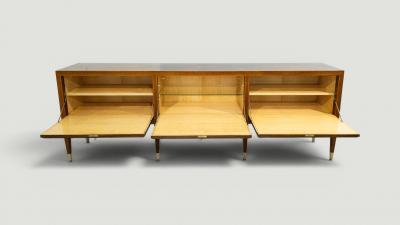 Paolo Buffa Italian Mid Century Inlayed Sideboard designed by Paolo Buffa 1950s