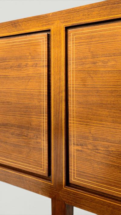 Paolo Buffa Italian Mid Century Inlayed Sideboard designed by Paolo Buffa 1950s