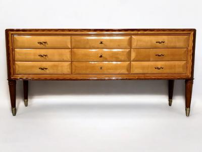Paolo Buffa Italian Mid Century Modern Chest of Drawers by Paolo Buffa 1950s