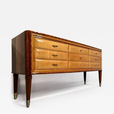 Paolo Buffa Italian Mid Century Modern Chest of Drawers by Paolo Buffa 1950s