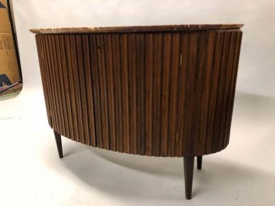 Paolo Buffa Italian Mid Century Modern Credenza Console Sideboard Bar by Paolo Buffa