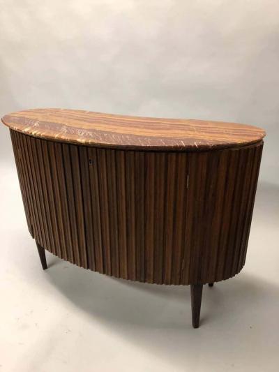 Paolo Buffa Italian Mid Century Modern Credenza Console Sideboard Bar by Paolo Buffa